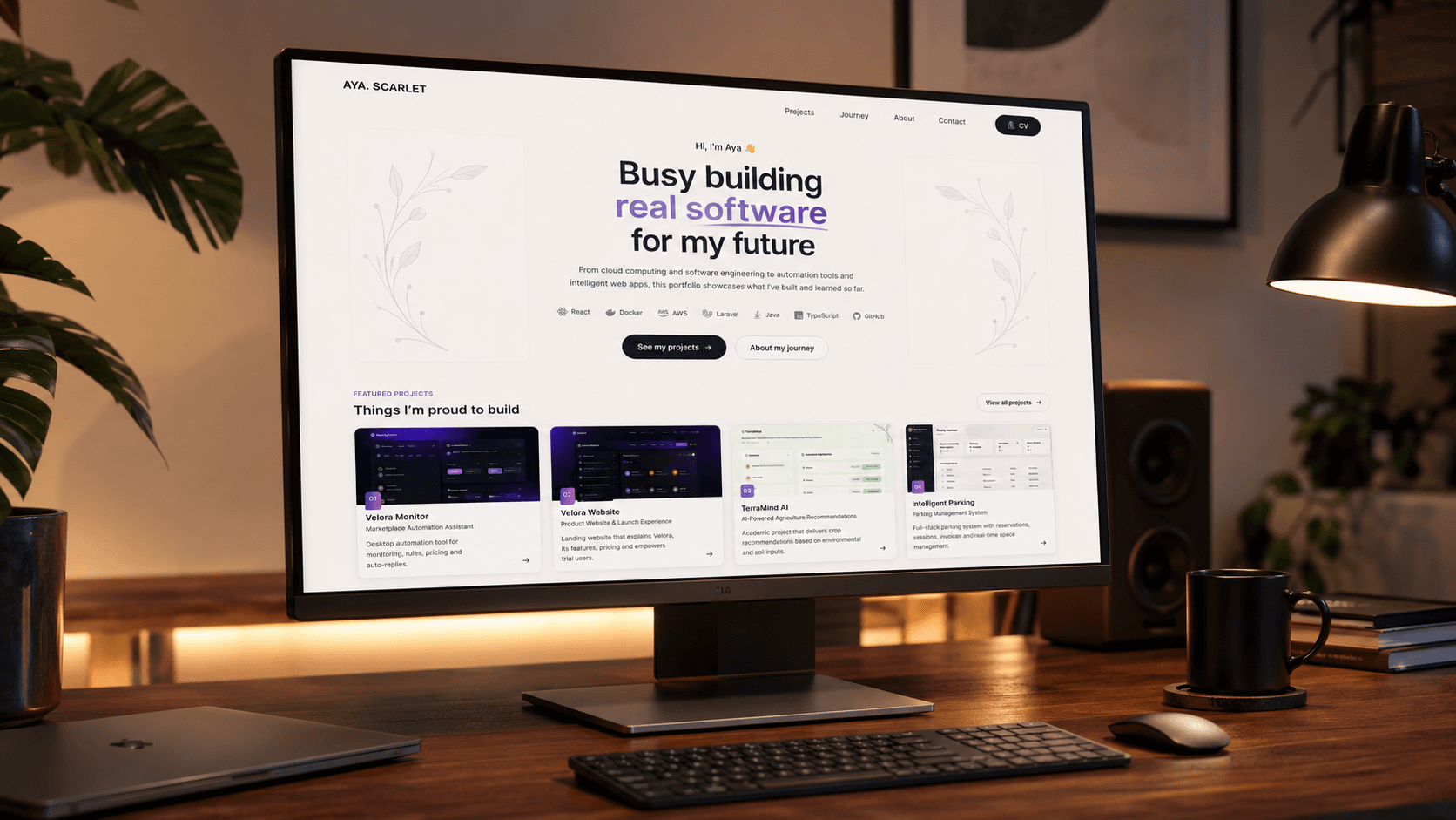 Aya Portfolio — CMS-Driven Engineering Portfolio cover