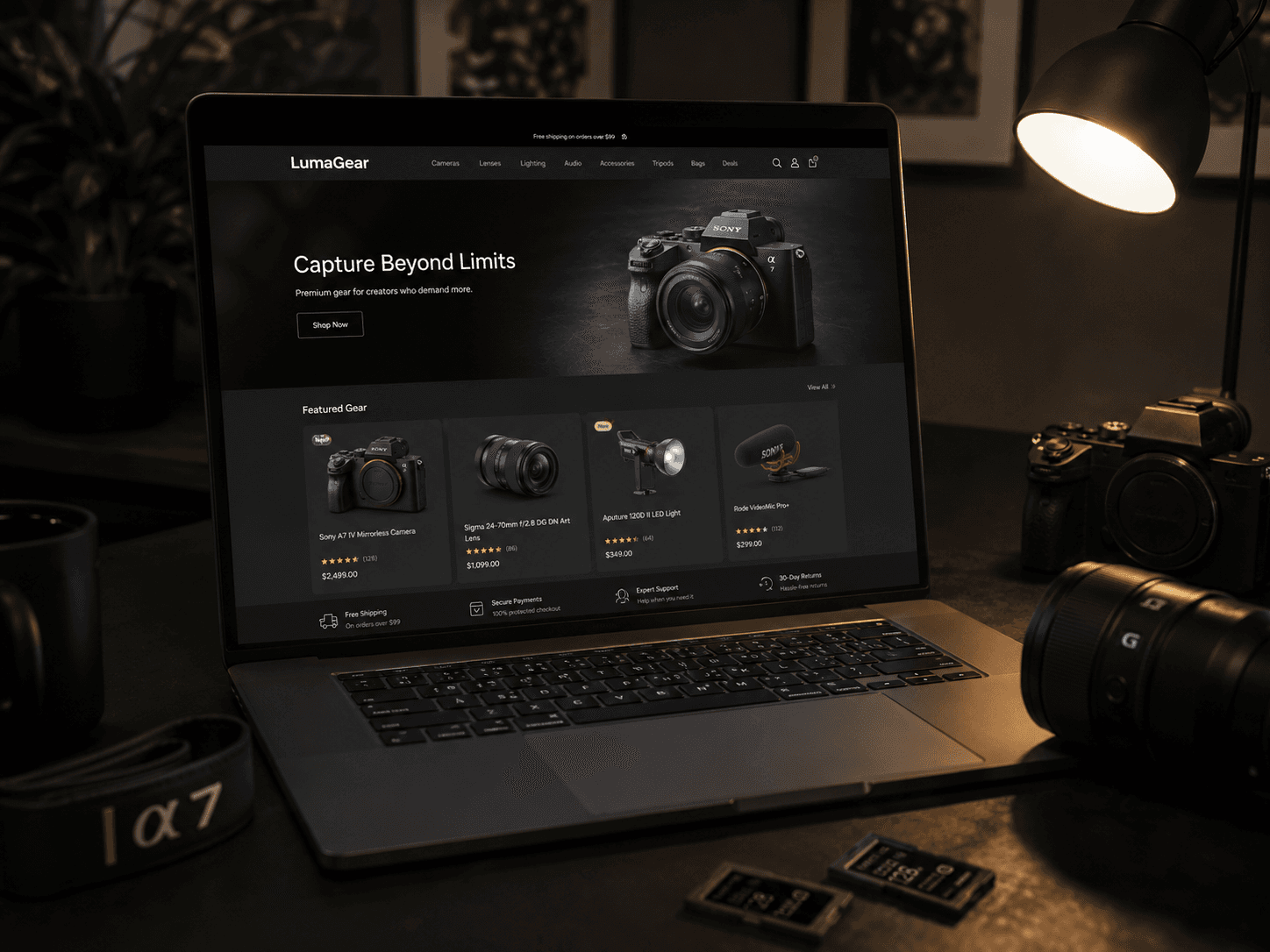 LumaGear β Photography Equipment Store cover